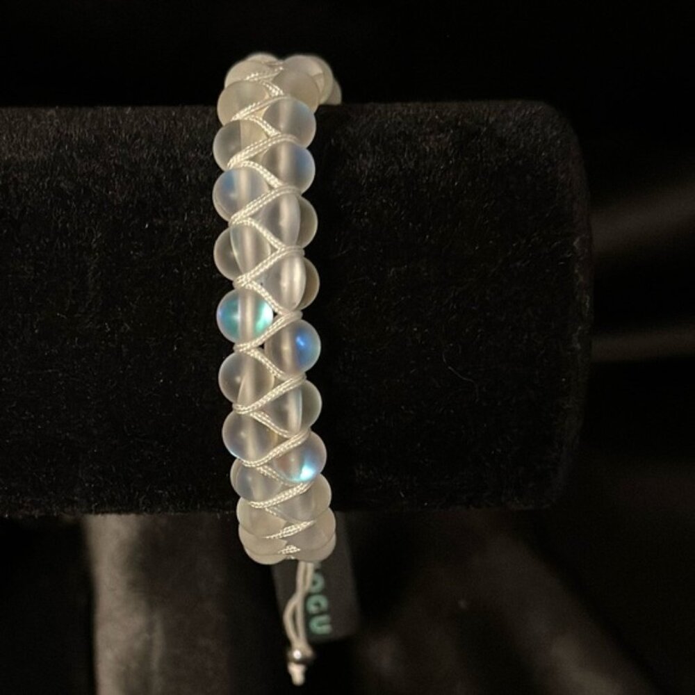 NOGU Mermaid White Beaded adjustable Bracelet